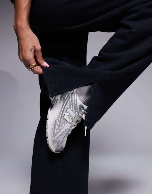 4505 - Pantalon de jogging slim évasé en tissu épais à séchage rapide - Noir délavé , 3 de 5