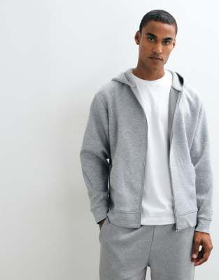 4505 Performance Boxy Fit Zip Up Hoodie In Gray