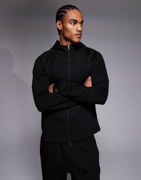 4505 - Performance - Hoodie met rits en zakken in zwart - view 1