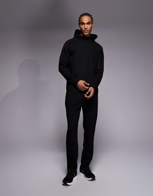 4505 performance overhead running hoodie with zip pockets in black, 2 of 5
