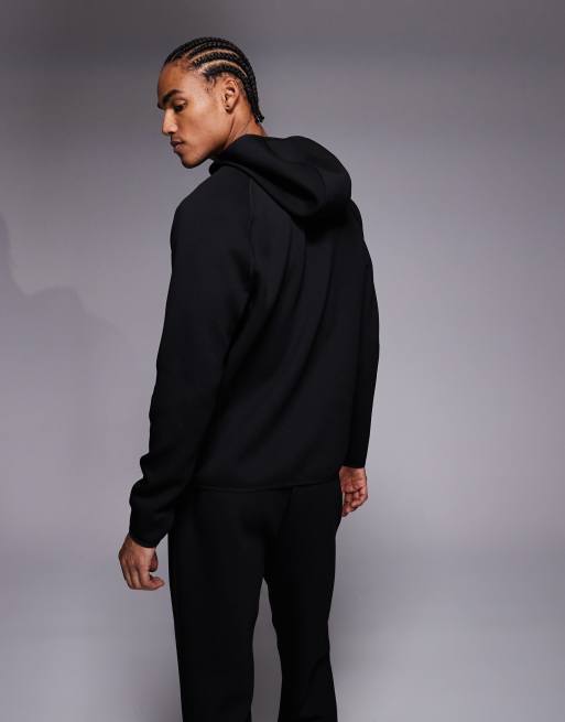 4505 performance overhead running hoodie with zip pockets in black, 4 of 5
