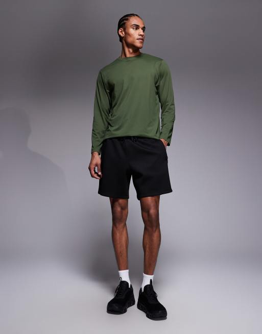 4505 - Performance - Pantalones cortos de chándal negros con bolsillos con cremallera, 2 de 5
