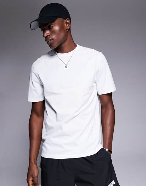 4505 performance quick dry straight fit training t-shirt in white - view 1