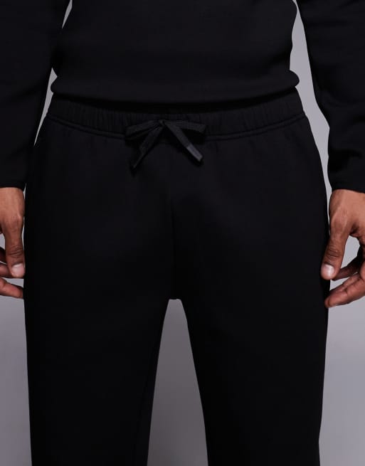 4505 performance tapered leg sweatpants with zipper pockets in black, 5 of 5