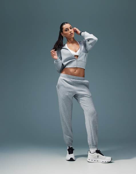 4505 performance training jogger in grey marl - view 1