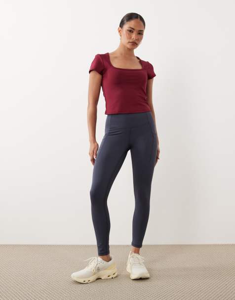 4505 Petite - Active - Sportlegging met corrigerende, hoge taille in leiblauw - view 1