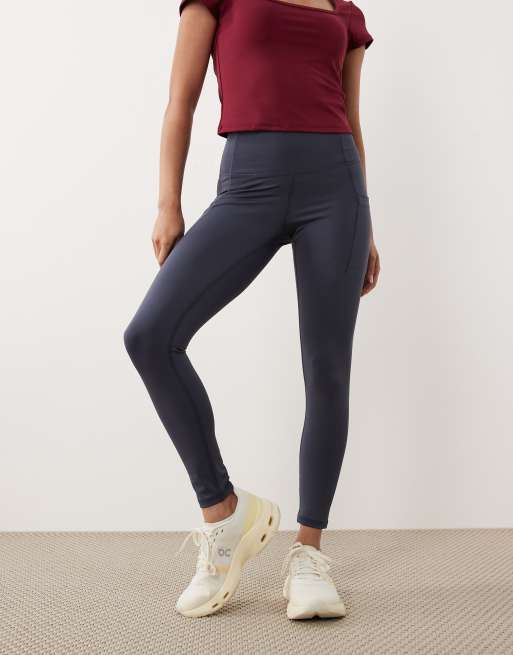 4505 Petite - Active - Sportlegging met corrigerende, hoge taille in leiblauw, 3 van 5