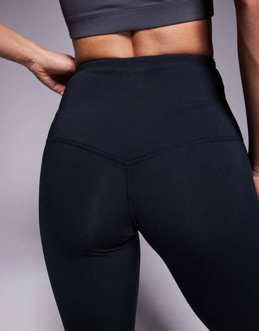 4505 Petite - Icon Active - Sorte træningsleggings med høj talje, inderlomme og formende effekt bagpå, 5 af 5