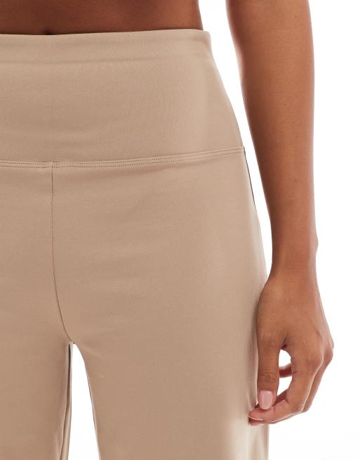 4505 Petite - Icon - Beige bløde dansebukser med vide ben , 4 af 5