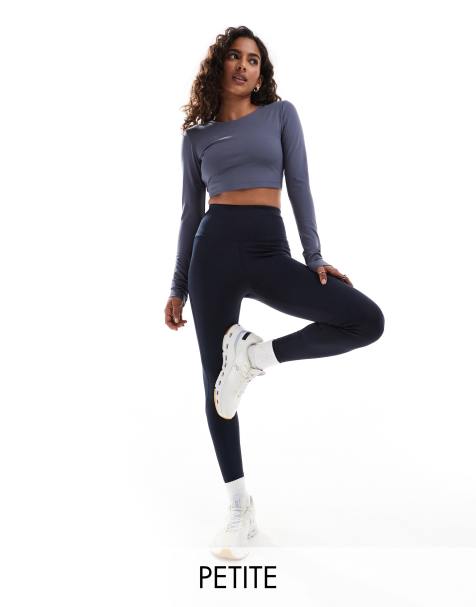 4505 Petite Icon bum sculpt gym legging in navy - view 1