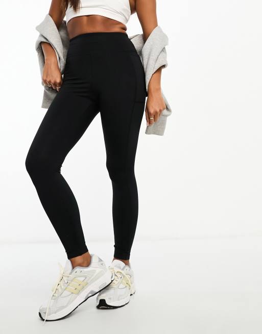4505 Petite - Icon - Legging de sport avec taille nouée et poche pour téléphone - Noir, 4 de 4