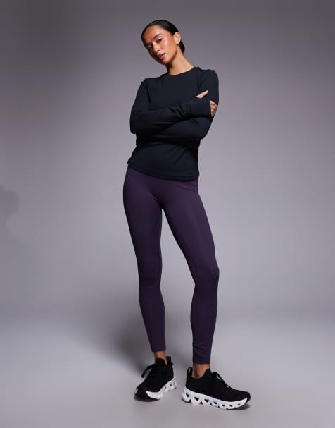 4505 Petite - Icon - Lyngfarvede bløde yogaleggings med høj talje - view 1