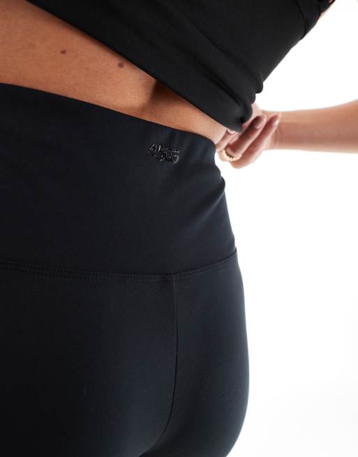 4505 Petite Icon soft touch high rise wide leg dance pants in black
