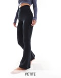 [ASOS] 4505 Petite Icon soft touch high waist slim kick yoga leggings in black 14 Black