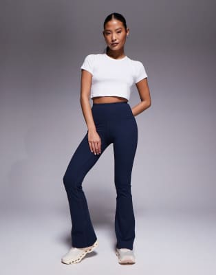 4505 Petite Icon Soft Touch High Waist Slim Kick Yoga Leggings In Blue