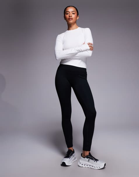 4505 Petite Icon soft touch high waist yoga legging in black - view 1