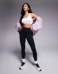 [ASOS] 4505 Petite Icon soft touch high waist yoga leggings in black 14 Black