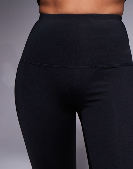 4505 Petite Icon thermal high waist running leggings in black, 4 of 5