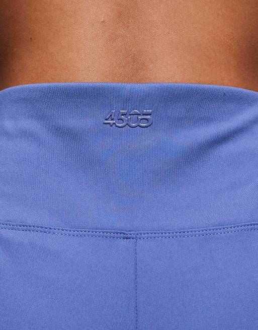 4505 Petite – Icon – Weiche Tanzhose in China-Blau mit weitem Bein und hohem Bund, 3 von 5