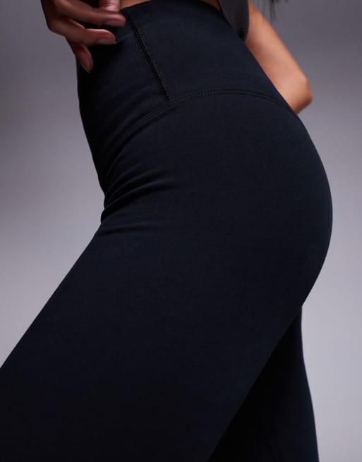 4505 Petite - Icon - Zachte yogalegging met hoge taille in zwart, 3 van 5