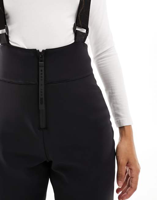 4505 Petite – Ski – Wasserabweisende Latzhose in Schwarz mit hohem Bund , 2 von 5