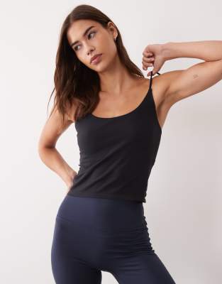 4505 Plush Ultra Soft Lightweight Layering Vest In Black