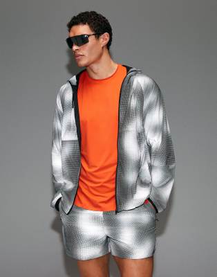 4505 Premium 3 Inch Woven Running Short With Zip Pockets And Bonded Hem In Multi