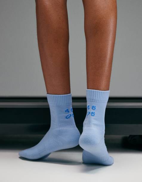 4505 Premium – Laufsocken in Himmelblau mit Fußgewölbestütze und antibakteriellem Finish, 2er-Pack - view 1