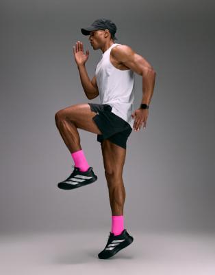 4505 Premium Quick Dry Running Tank Top With Bonded Seams And Mesh Panel In Gray