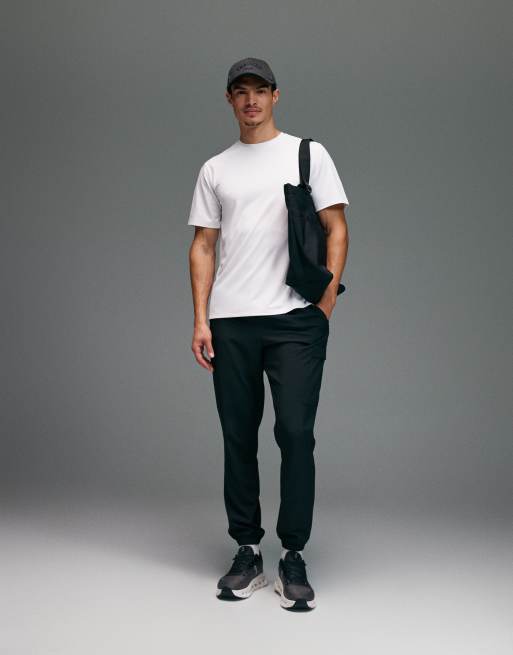 4505 quick dry cargo sweatpants with zip pockets in black, 5 of 5