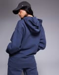 [ASOS] 4505 quick dry heavyweight training hoodie in washed navy 8 Washed Navy
