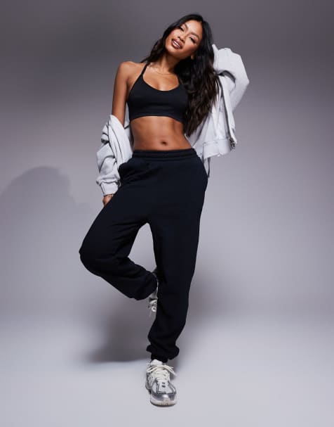 4505 quick dry heavyweight training trackies in washed black - view 1
