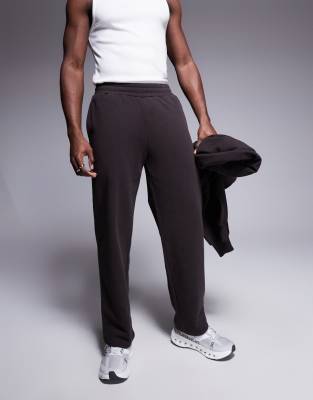 4505 Quick Dry Heavyweight Wide Leg Training Sweatpants In Brown