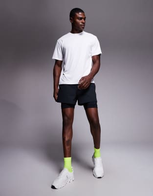 4505 Quick Dry Mesh Relaxed Fit Running T-shirt In White