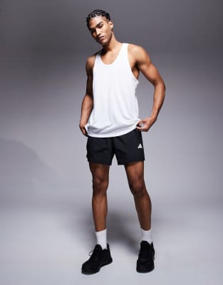 4505 Quick Dry Mesh Running Tank Top In White