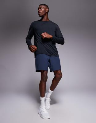 4505 Quick Dry Nylon Performance Mesh Oversized Running Long Sleeve T-shirt In Green