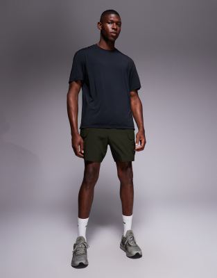 4505 Quick Dry Nylon Performance Mesh Oversized Running T-shirt In Black