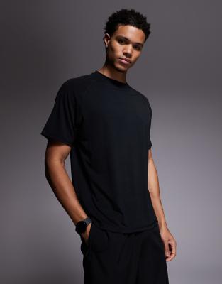 4505 Quick Dry Performance Jersey Boxy Training Tank In Black