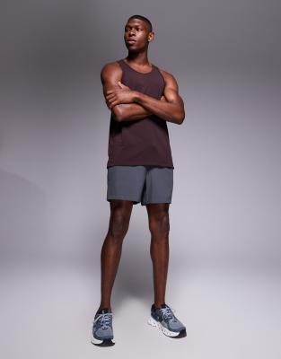 4505 Quick Dry Performance Jersey Drop Armhole Tank With Scoop Neck In Red