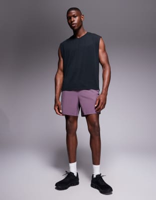 4505 Quick Dry Performance Jersey Dropped Armholes Tank Top With Scoop Neck In Blue