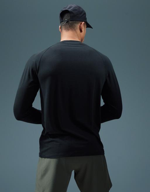 4505 quick dry performance jersey training long sleeve in black , 3 of 4