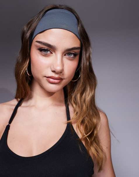 4505 quick dry running headband in iron gray - view 1