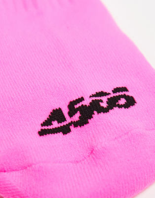 4505 Quick Dry Running Socks With Arch Support 3 Pack In Pink