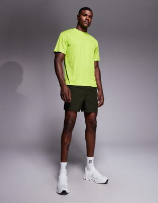 4505 Quick Dry Technical Mesh Relaxed Fit Running T-shirt In Green
