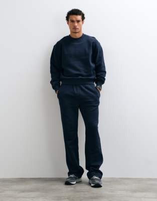 4505 Rest Day 400gsm heavyweight cotton boxy crew neck sweatshirt in ...