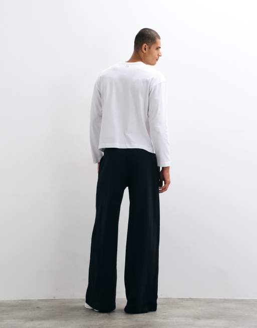 4505 Rest Day 400gsm heavyweight cotton super oversized jogger in black, 2 of 5