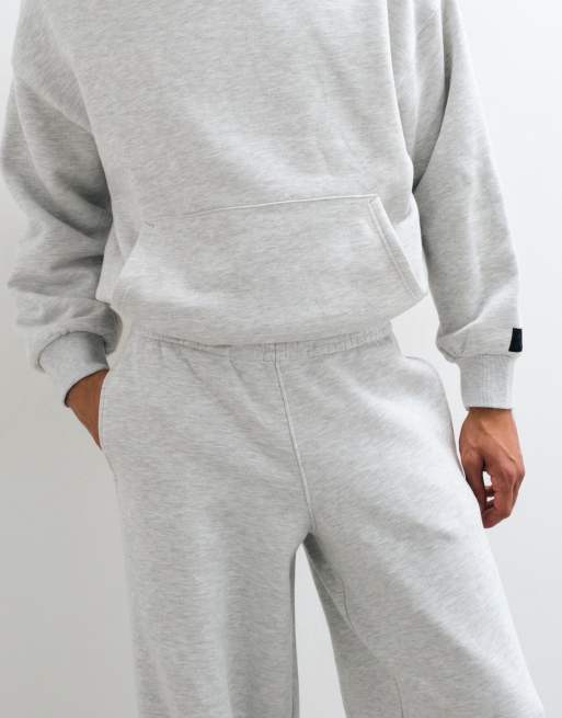 4505 Rest Day 400gsm heavyweight cotton super oversized jogger in light grey marl, 5 of 5