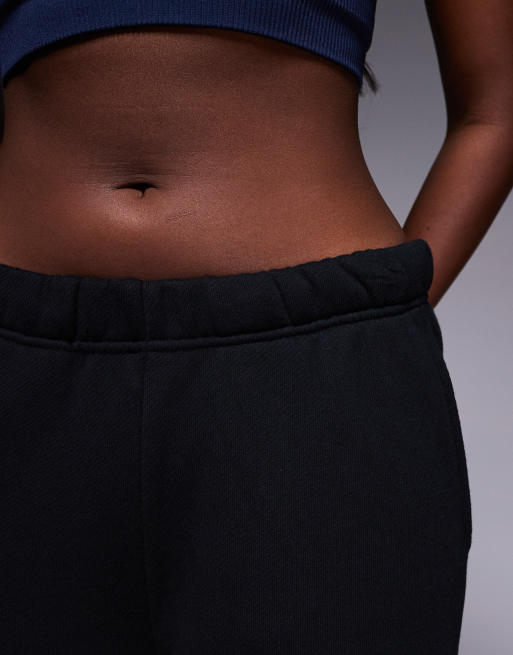 4505 Rest Day heavyweight 420gsm cotton low rise wide leg jogger in washed black, 5 of 5