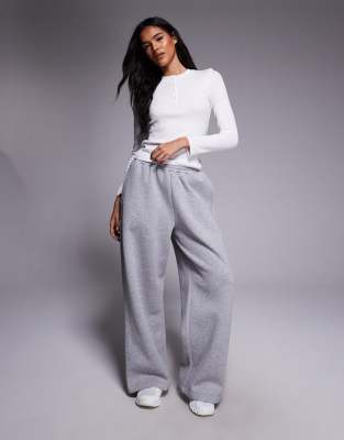 4505 Rest Day Modal Ribbed Long Sleeve Henley Top In White