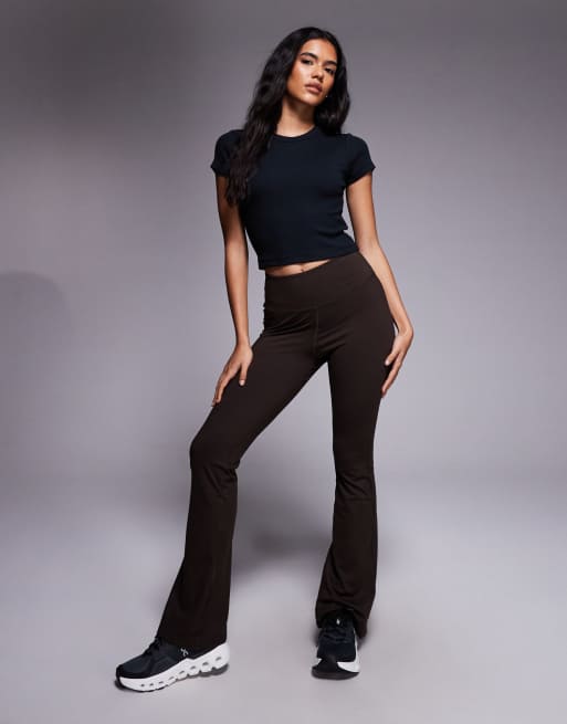 4505 Rest Day ultra soft modal ribbed cropped baby T-shirt in black, 2 of 4